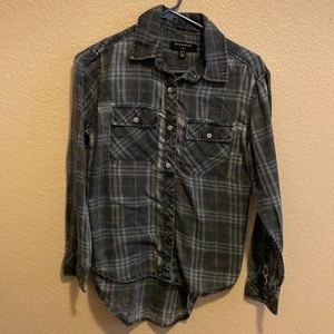 Urban Outfitters Distressed Flannel